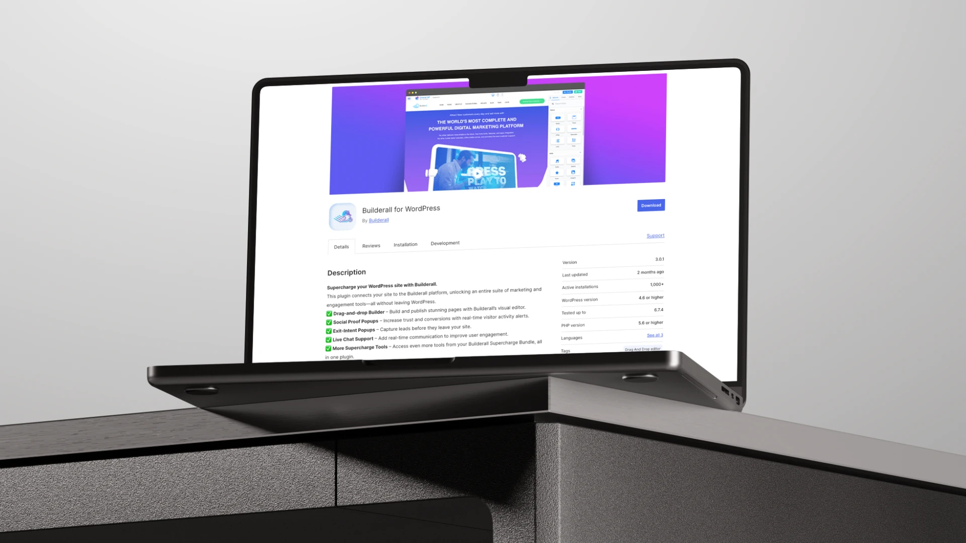 Plugin · WordPress with Builderall